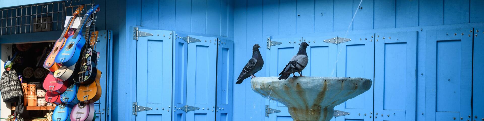 olvera street colorful market, los angeles