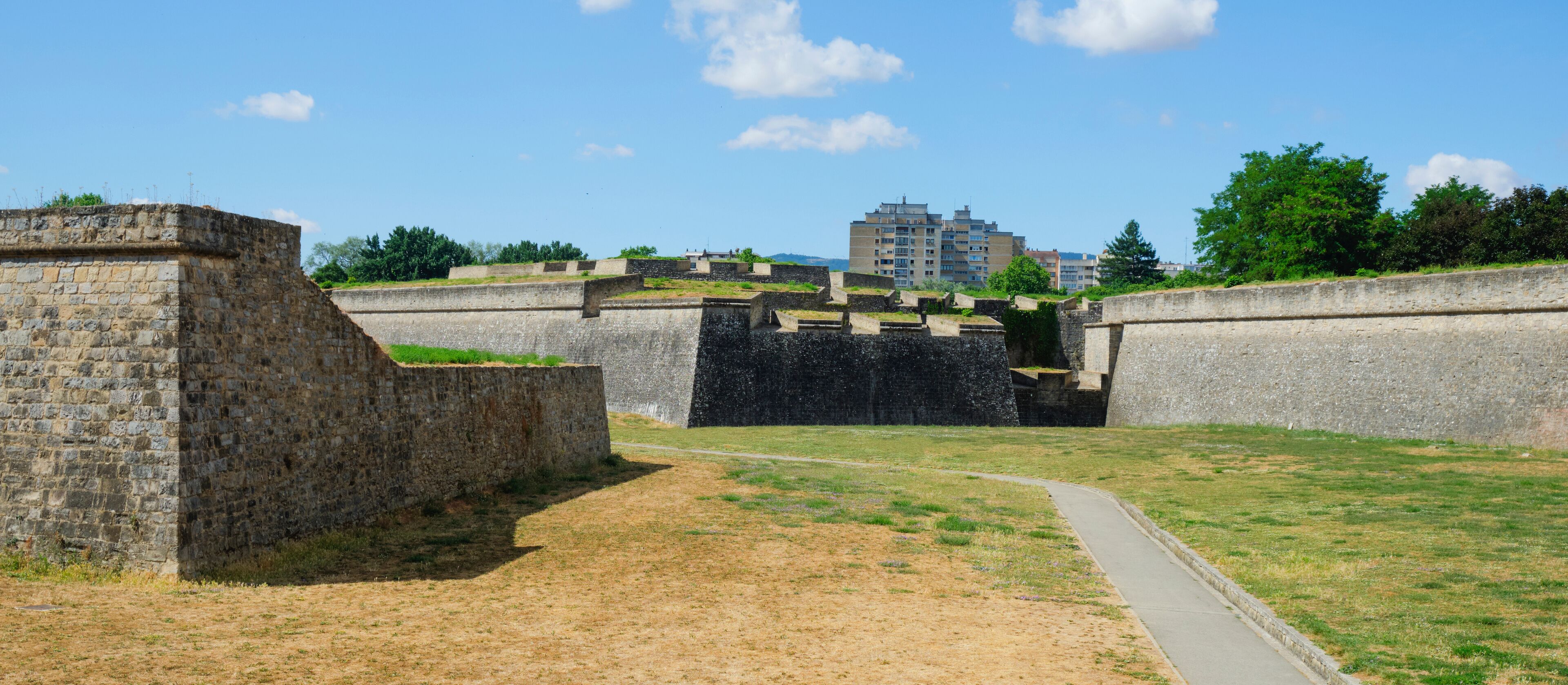 Citadel of Pamplona, Spain, banner format