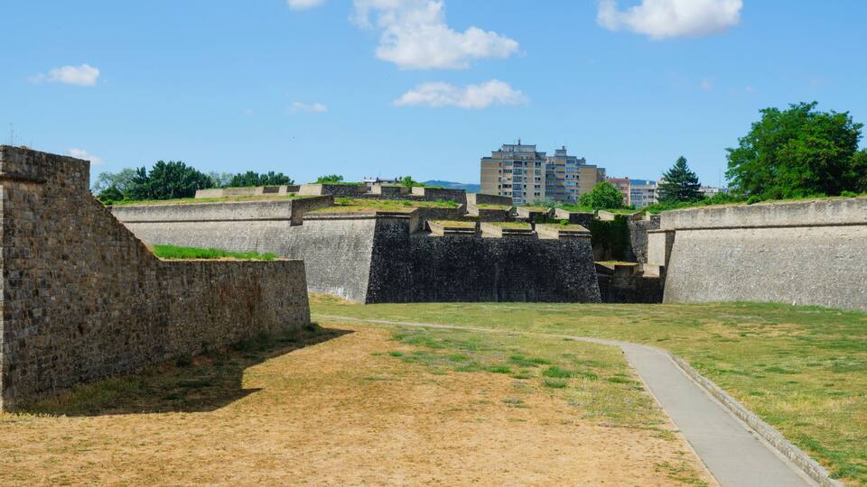 Citadel of Pamplona, Spain, banner format