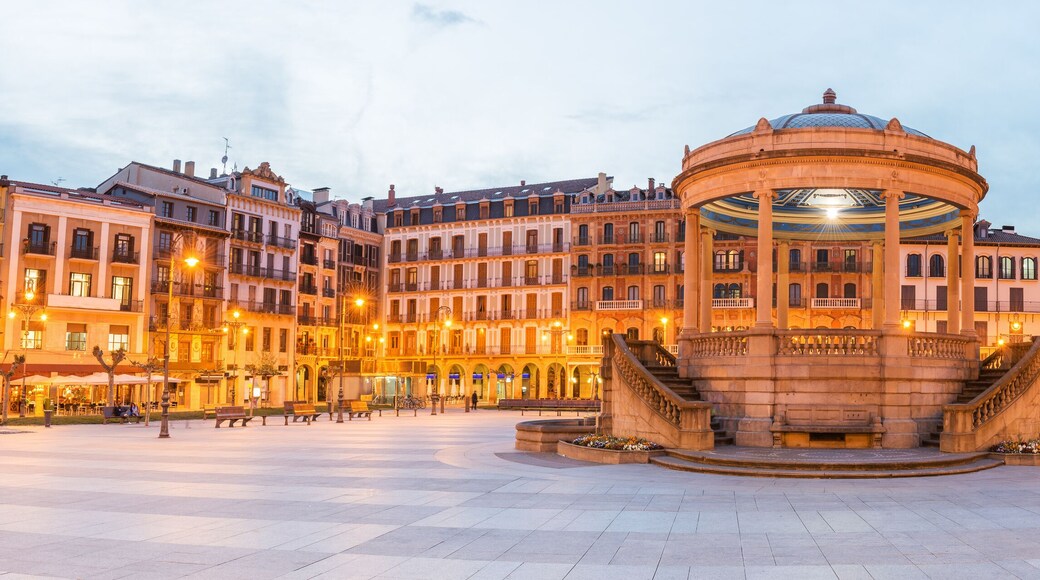 Panorama of Pamplona Market Square