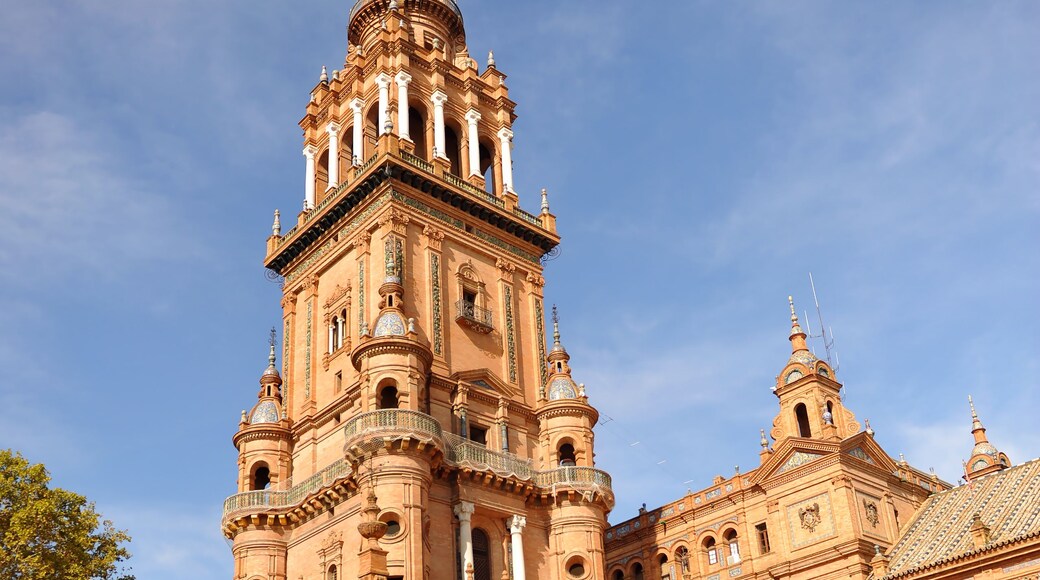 Boat ride, Plaza of Spain in Seville, Spain