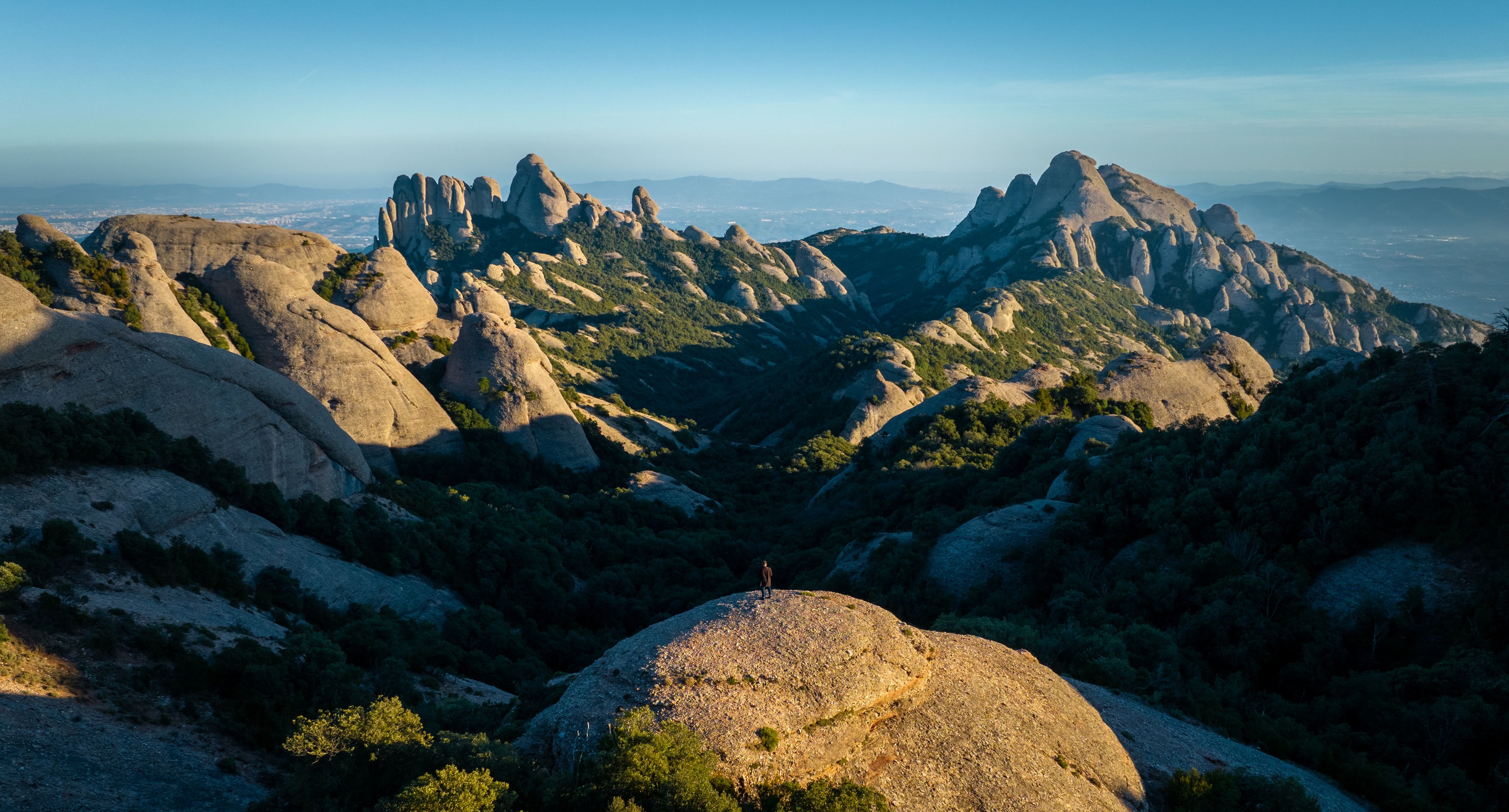 Majestic Montserrat Mountain Range in Catalonia, Spain
