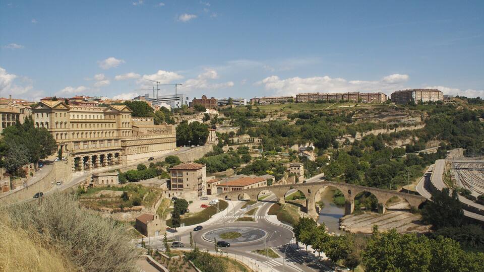 Pont vell visto desde la catedral