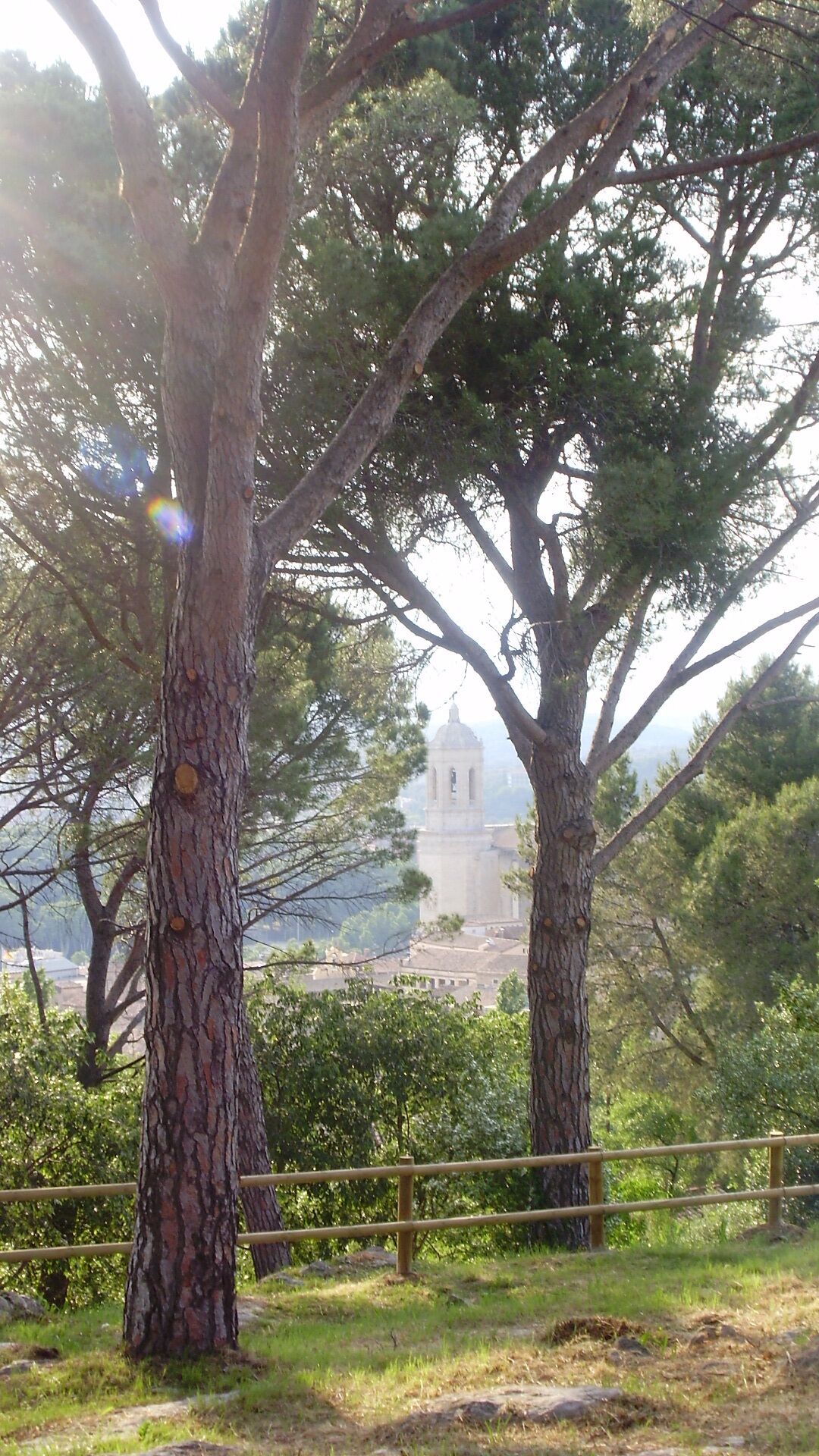 El nou mirador- La Catedral al fons (Girona)