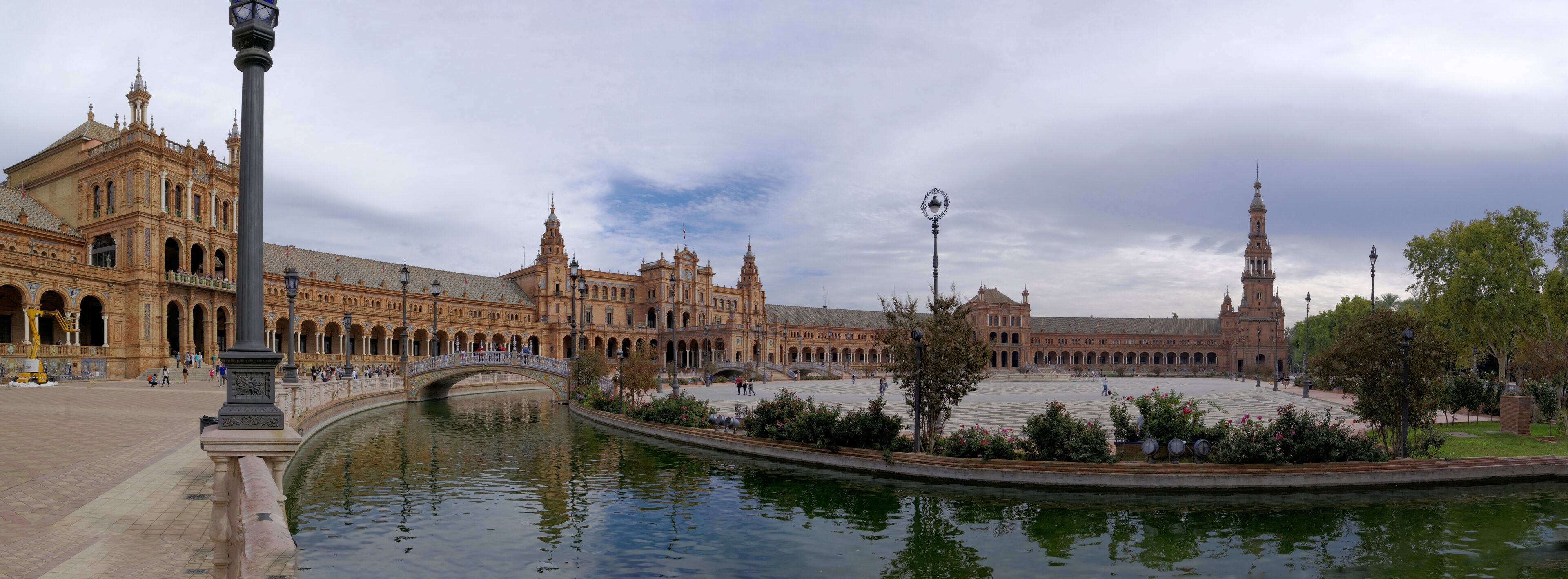 Spain, Seville, Plaza de España