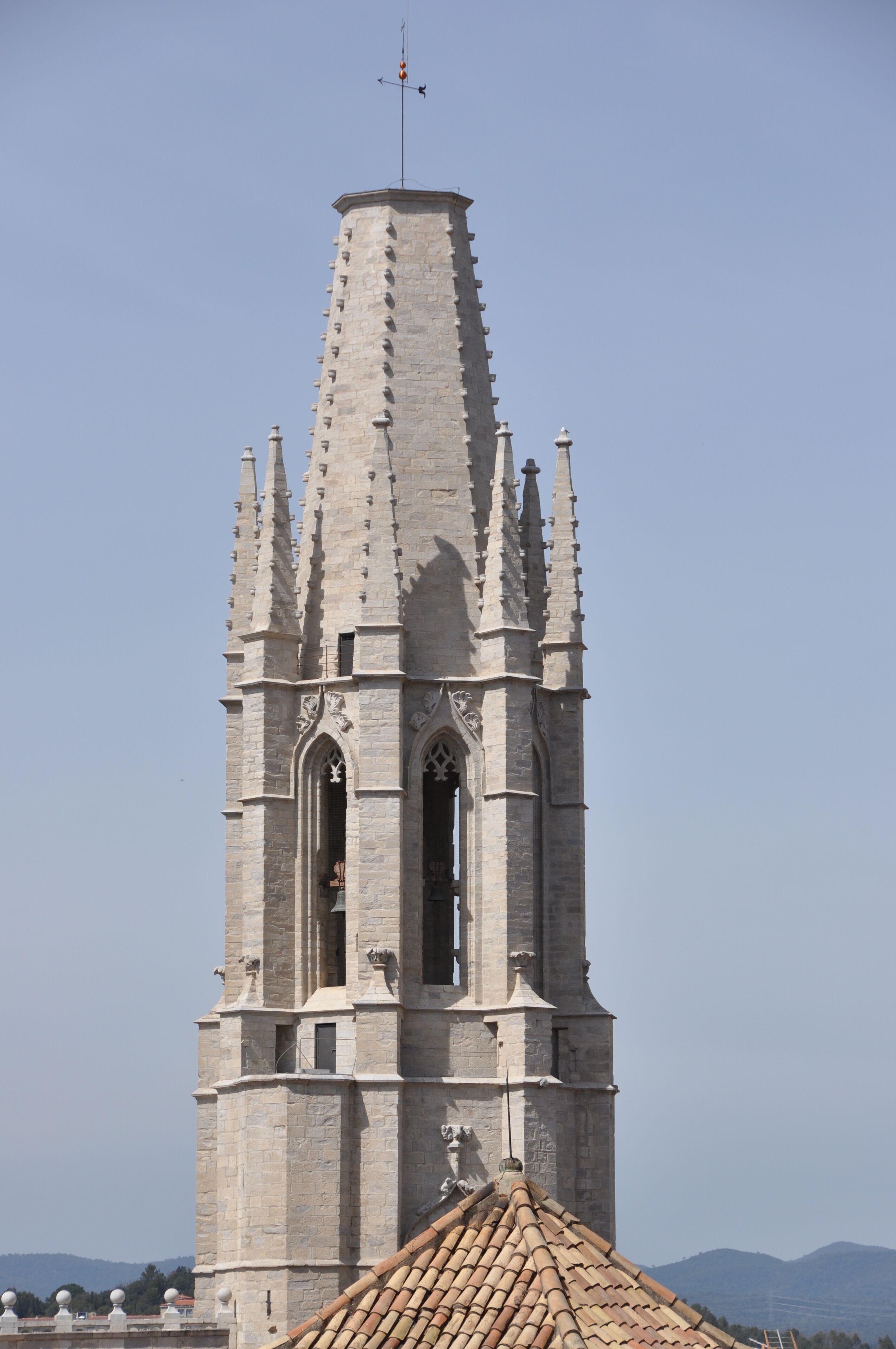 Girona. Collegiate church of St Feliu. Bell tower. 16th. C. Master builders: Joan de Belljoc, Enric Gelabert and Pere Boris.