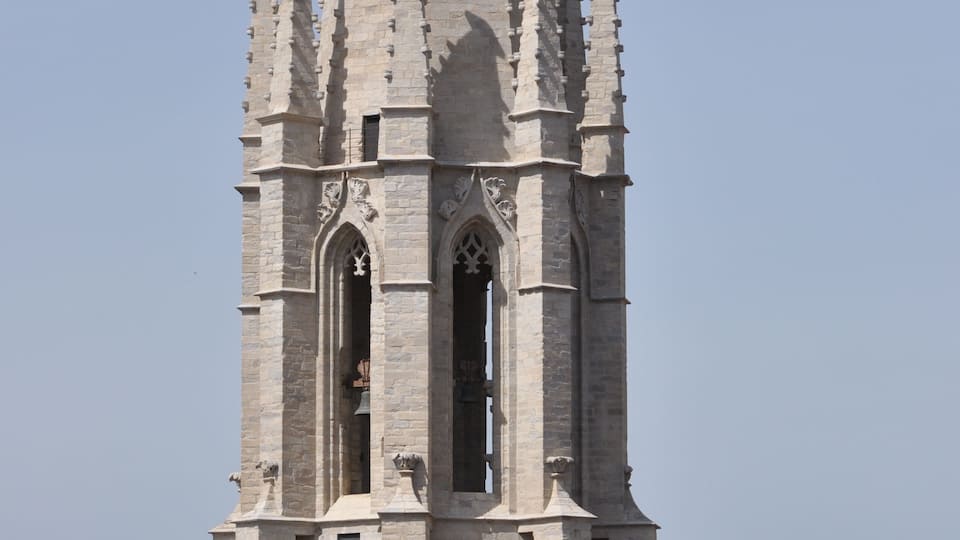 Girona. Collegiate church of St Feliu. Bell tower. 16th. C. Master builders: Joan de Belljoc, Enric Gelabert and Pere Boris.