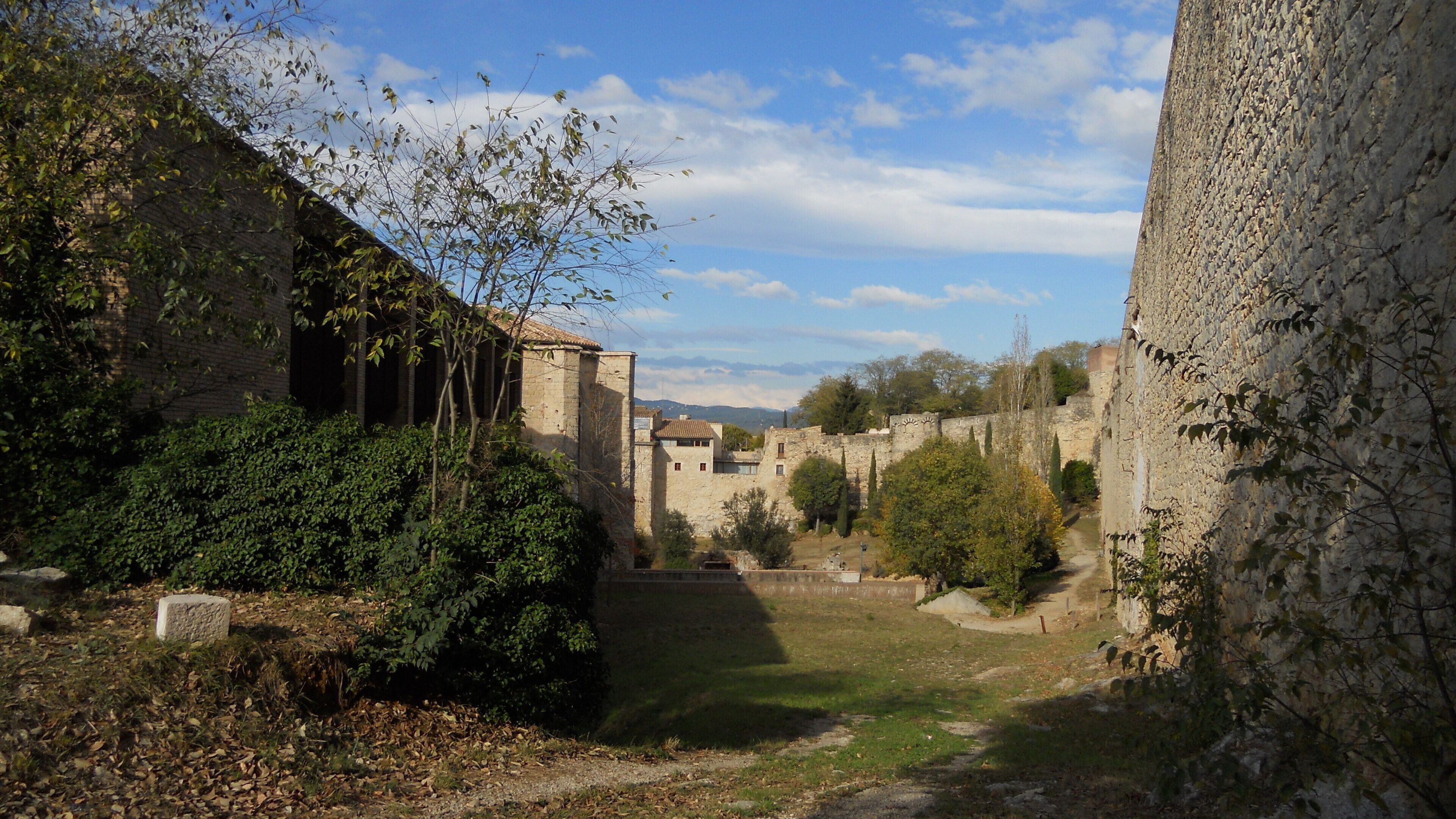Als darreres de la Facultat de Lletres (Girona)