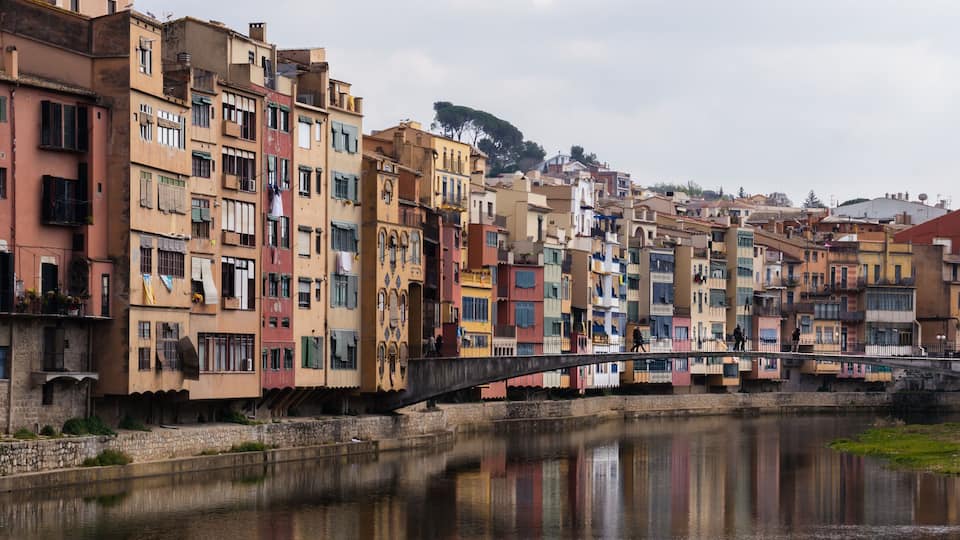 Houses over the river, Girona.