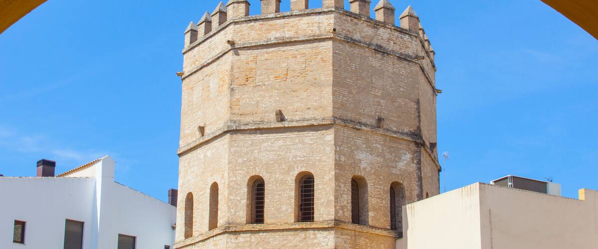 Torre de la Plata, military tower made by Almohad Caliphate, Sevile, Spain