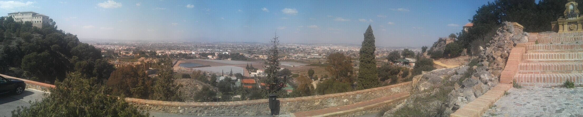 Panorámica desde el Santuario de la Fuensanta. Panoramic from Fuenstanta Sanctuary