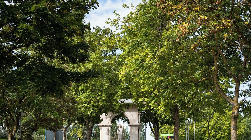 Statue of St. Prudence at Alto de Armentia. Vitoria-Gasteiz, Basque Country, Spain