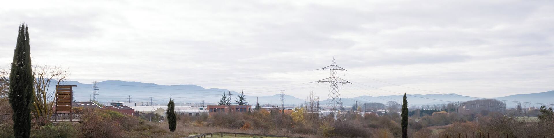 Archeological site of Atxa. Rests or a Roman military camp, 1st century AD. Vitoria-Gasteiz, Basque Country, Spain