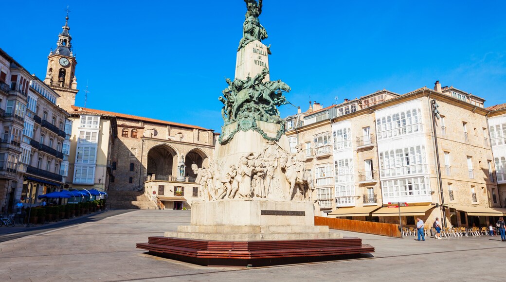 Virgen Blanca Square in Vitoria-Gasteiz