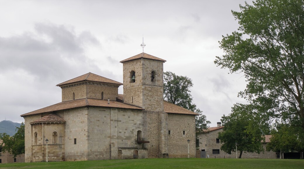 Basilica of San Prudencio in Armentia. Vitoria-Gasteiz, Basque Country, Spain