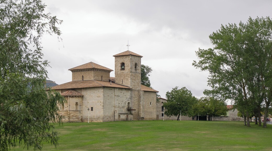 Basilica of San Prudencio in Armentia. Vitoria-Gasteiz, Basque Country, Spain
