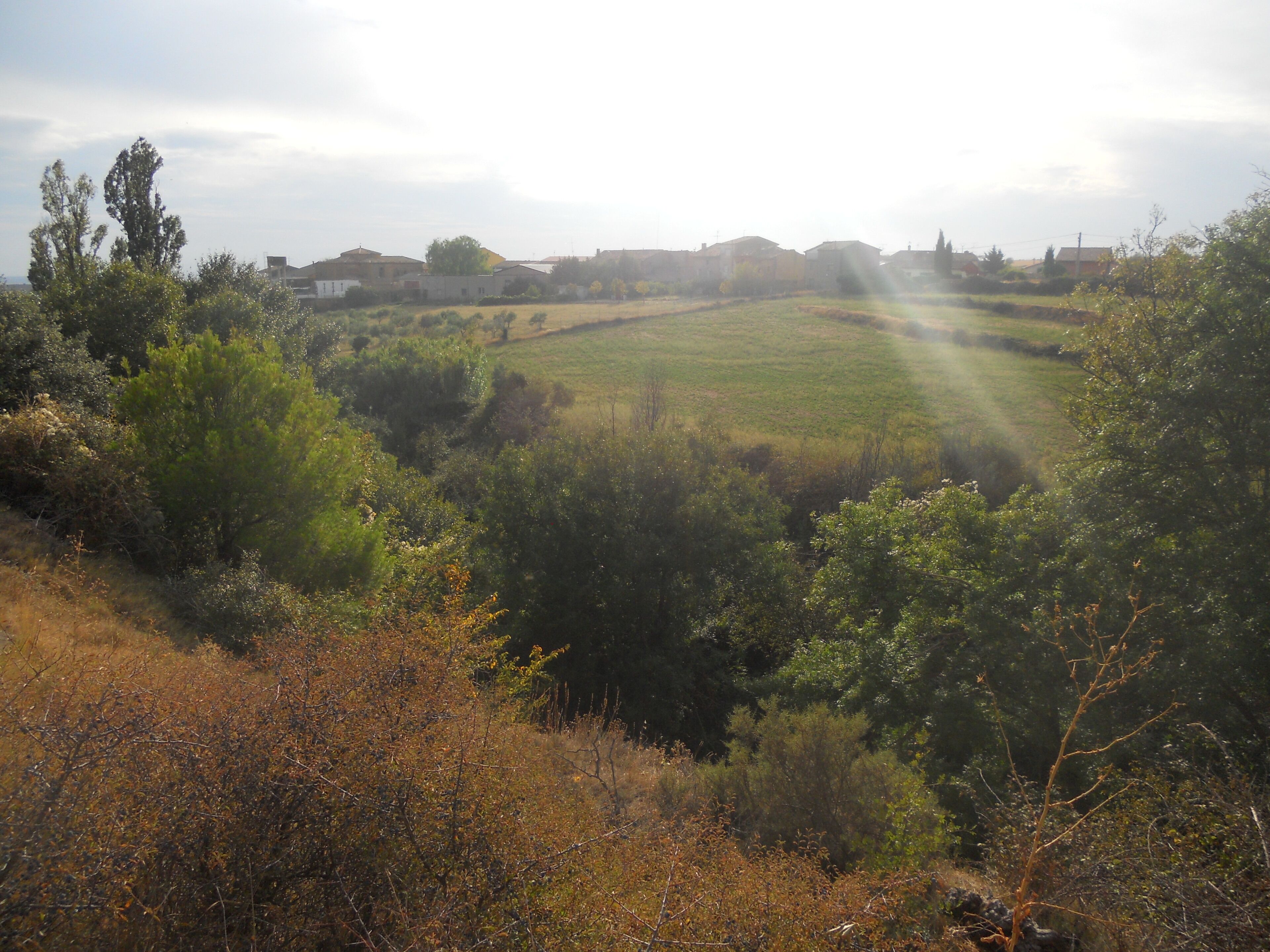 Vista de Lierta, Huesca.