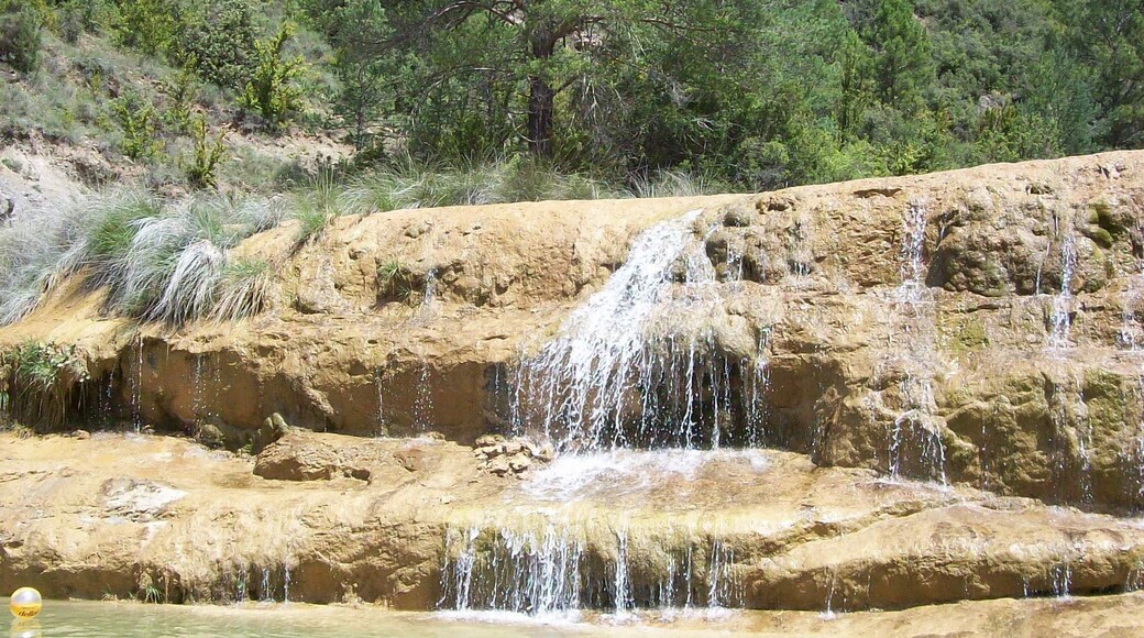 Little falls near the dam of La Peña - Huesca - Spain