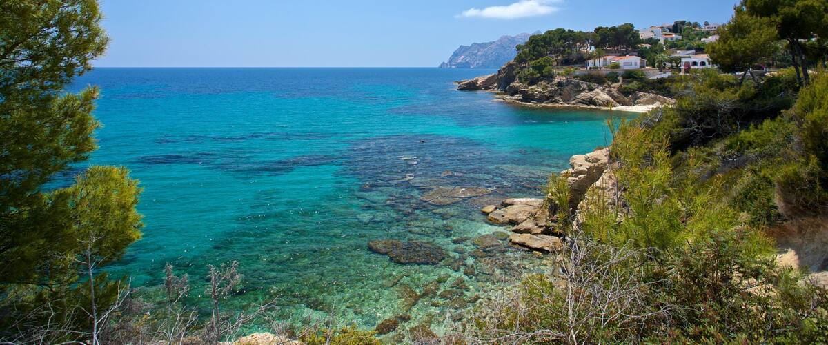 Benissa Coast showing general coastal views