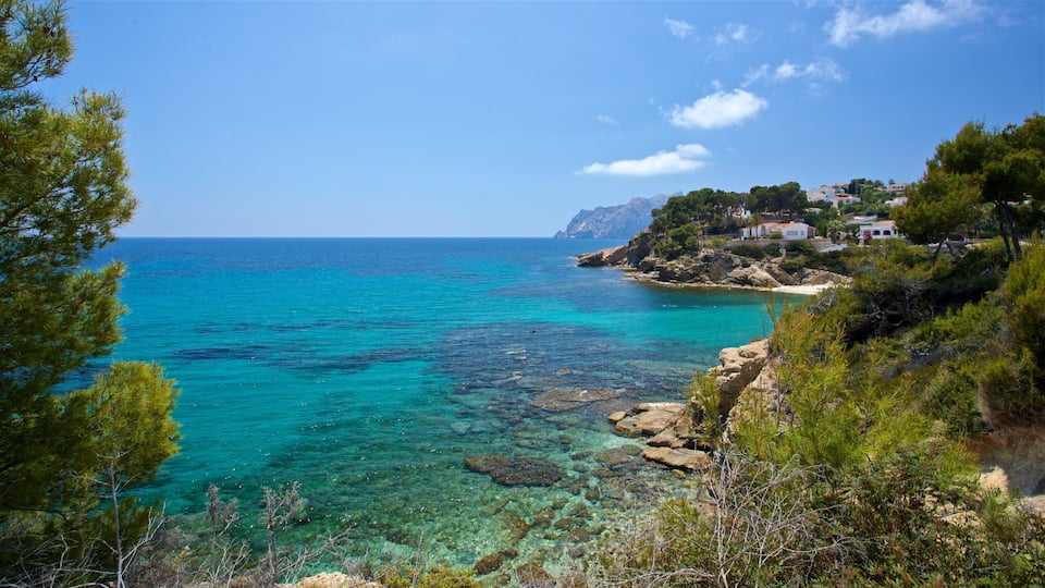 Benissa Coast showing general coastal views