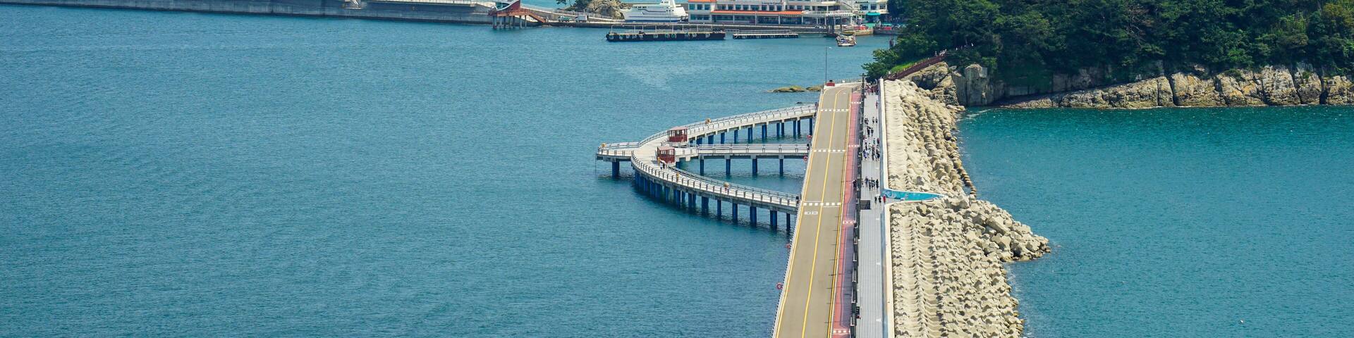 Landscape of Yeosu, South Jeolla Province, Korea