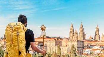 Pilgrim on the Camino de Santiago