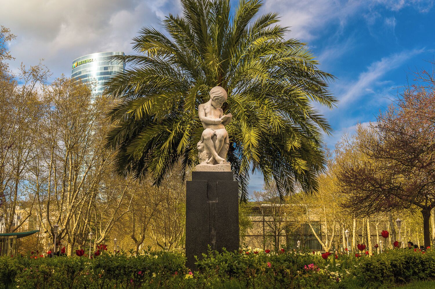 Statue in Bilbao, north Spain