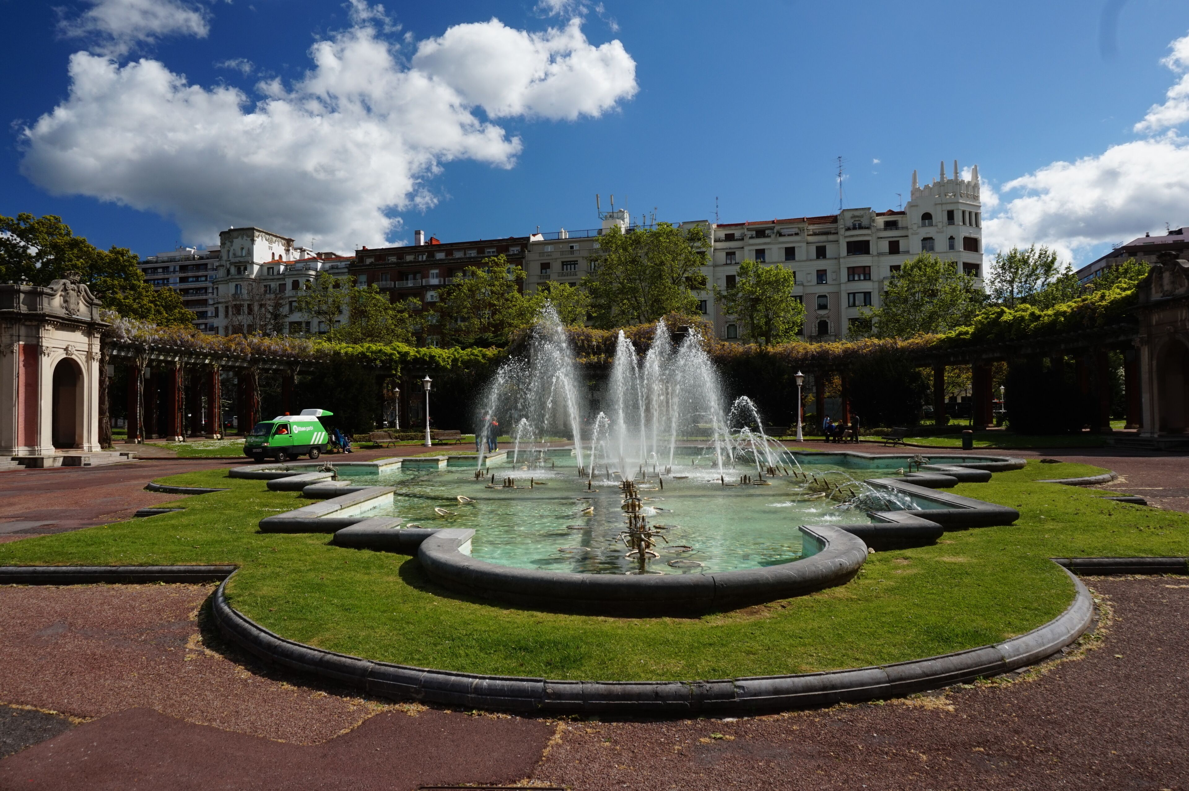 Fountain at Doña Casilda de Iturrizar park, Bilbao