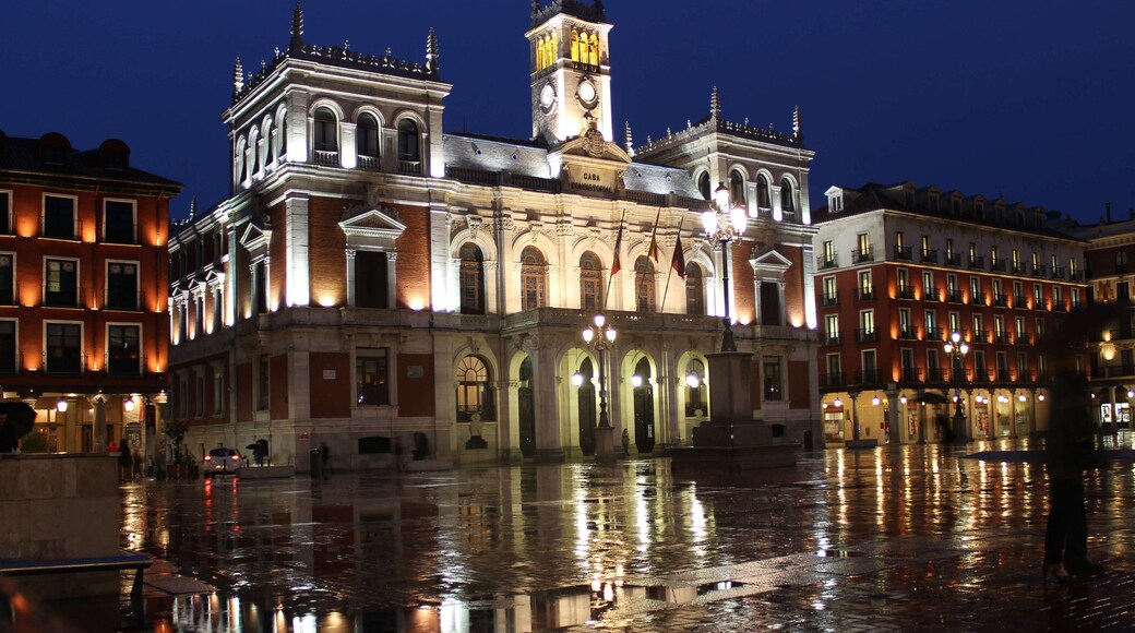 The Casa Consistorial on Valladolid's Plaza Mayor