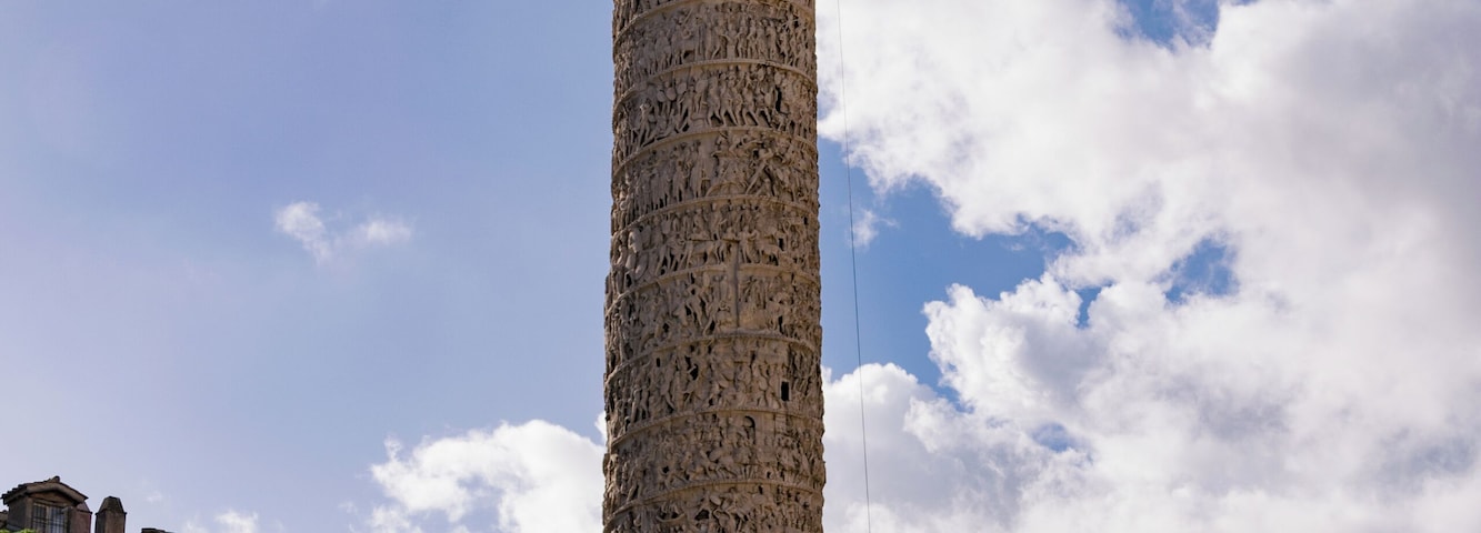 Column of Marcus Aurelius in Piazza Colonna, Rome