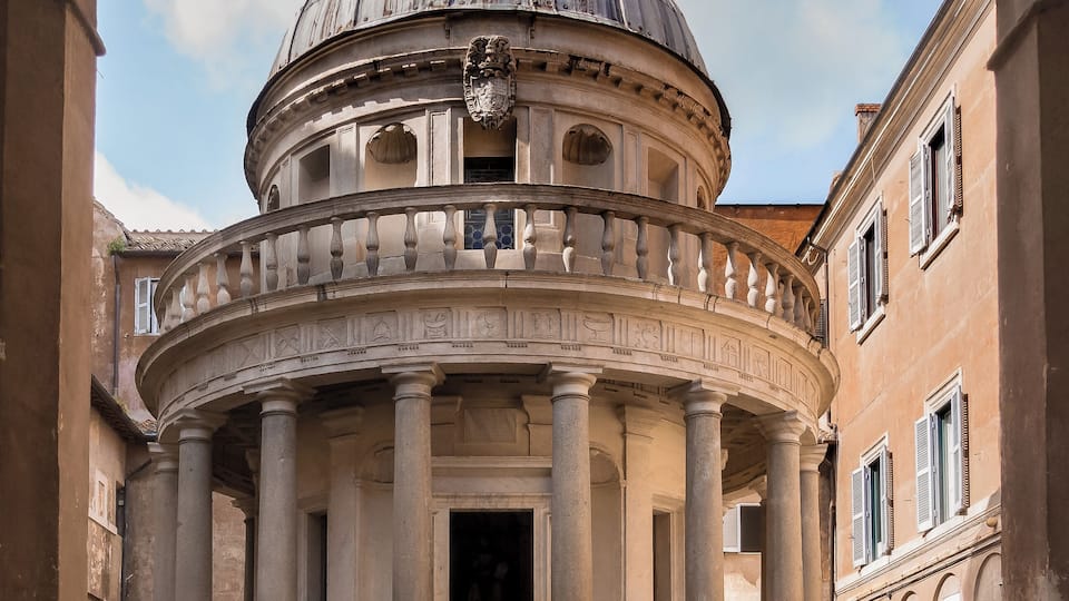 Tempietto del Bramante, main entrance