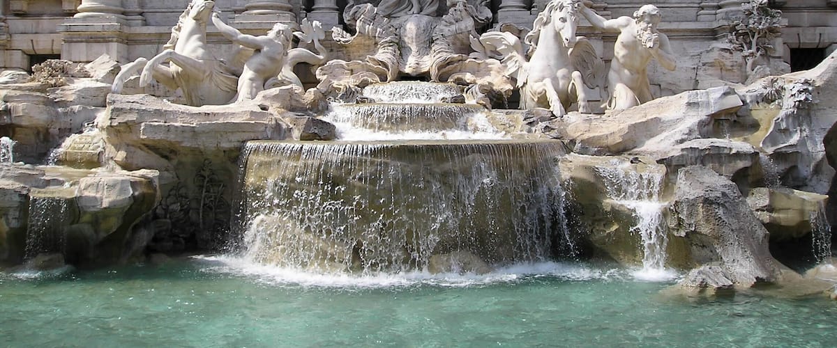 Trevi Fountain in Rome, Italy