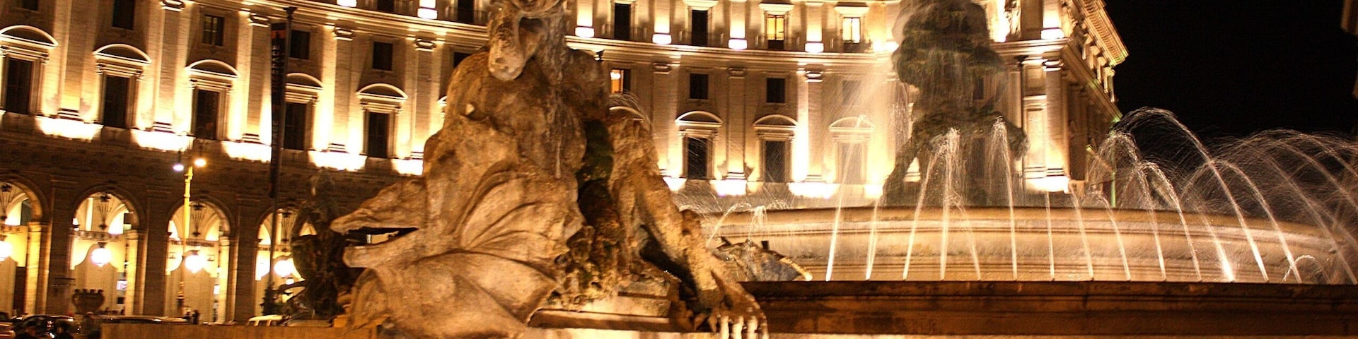 Rome, Piazza della Repubblica, the Fontana delle Naiadi