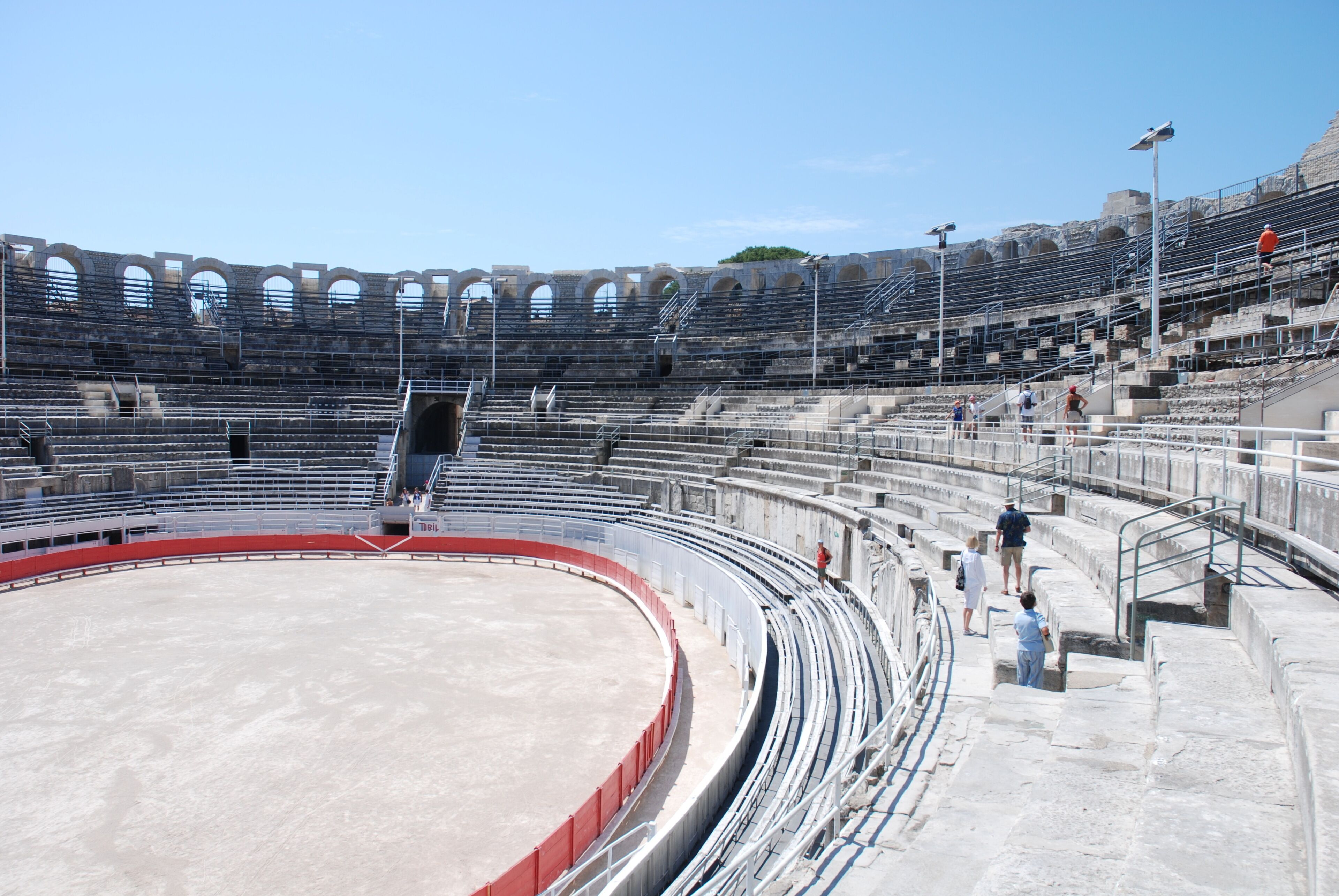 Amphitheater at Arles in the Rhone Delta