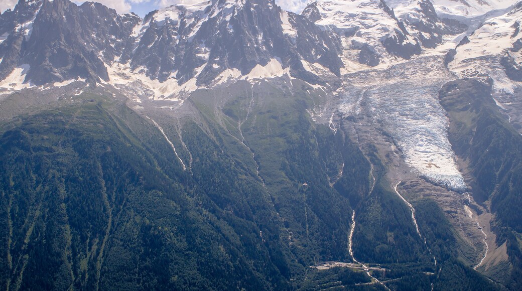 View to Mont Blanc and Glacier