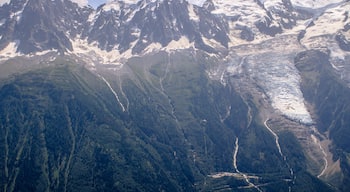 View to Mont Blanc and Glacier