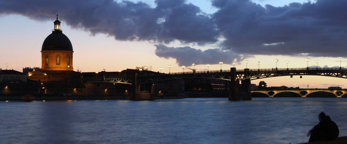 Panorama du Pont-Saint Pierre et Dome de la Grave