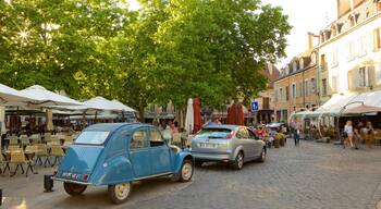 Dijon mostrando una ciudad y escenas urbanas