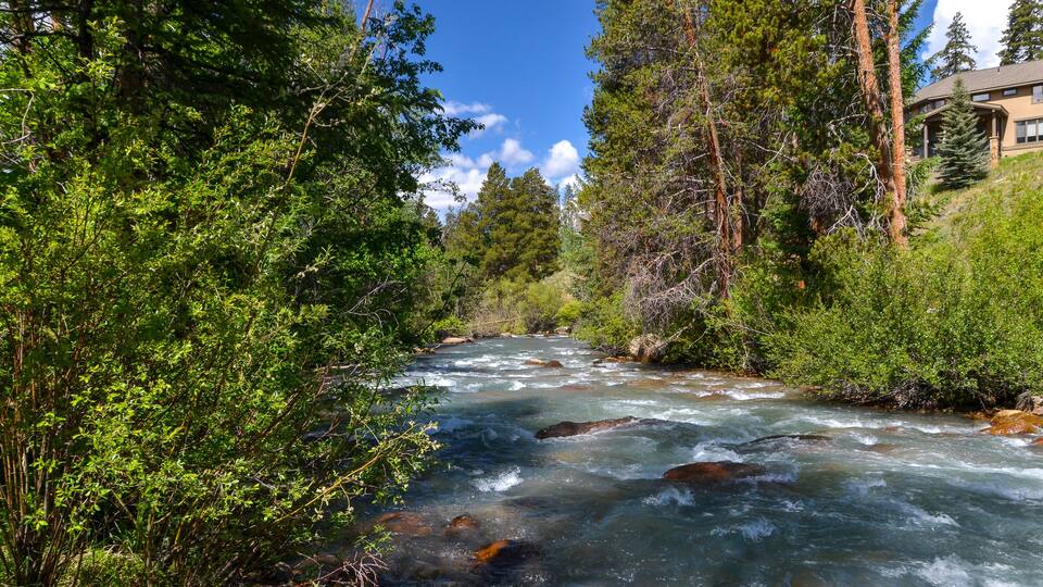 rapids of the Snake River in Keystone, Colorado