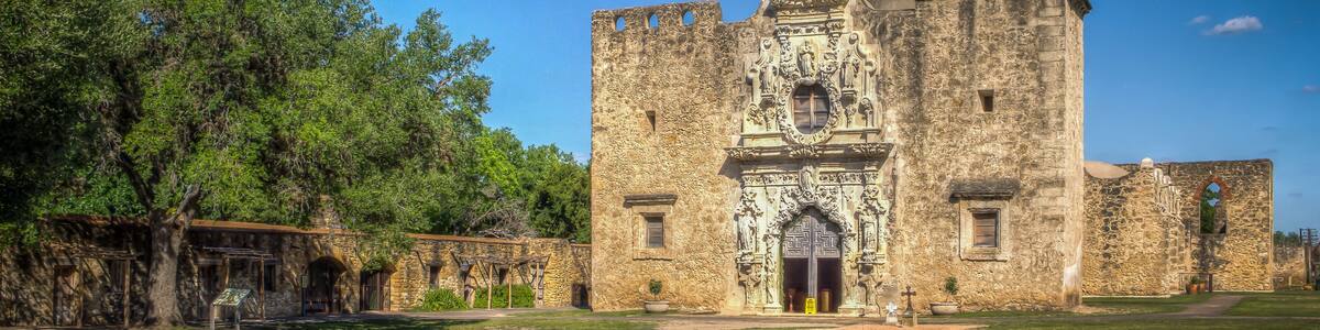 Mission San Jose in San Antonio Missions National Historic Park, Texas