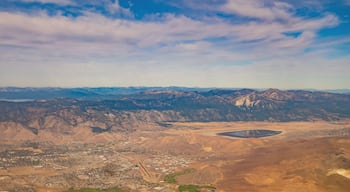 Aerial view of the Carson City and Washoe Lake