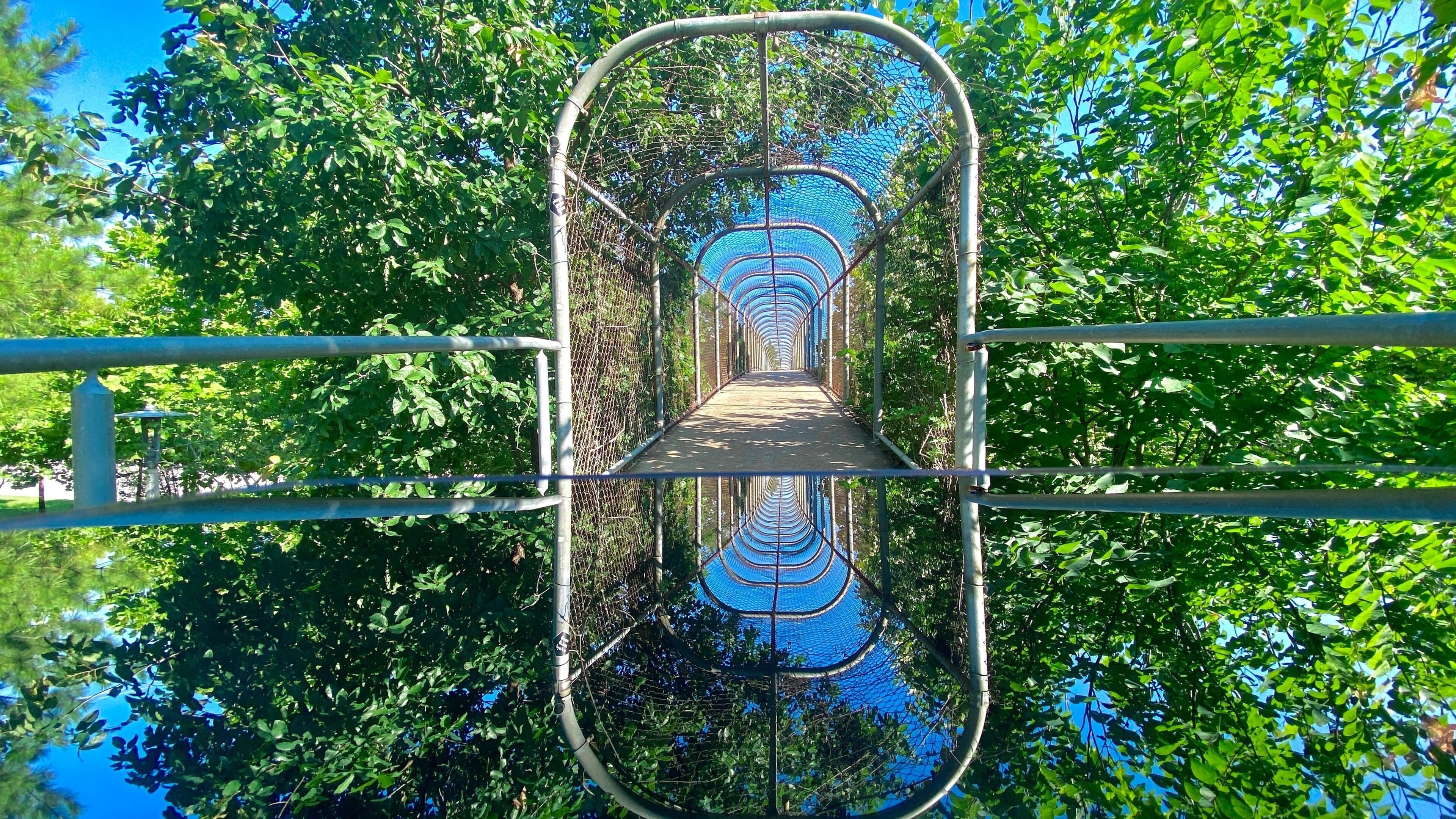 Buffalo Bayou Park is the 160-acre green space just west of downtown Houston