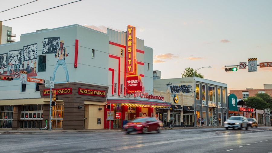 Central Austin featuring a sunset