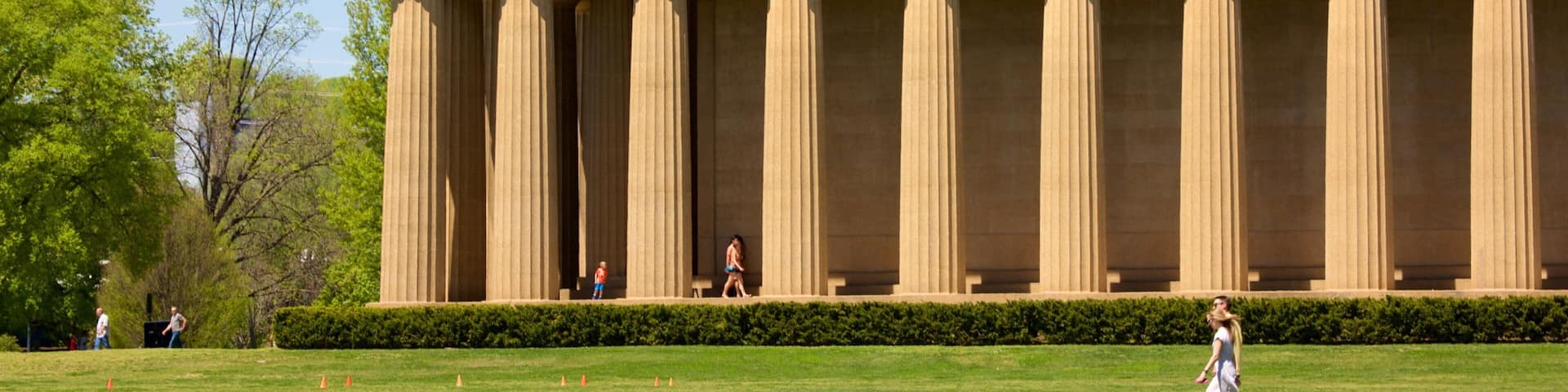 West End showing heritage architecture and an administrative buidling as well as a couple
