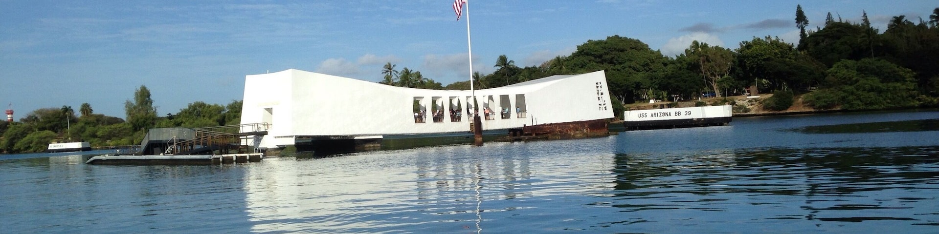 Very emotional time at USS Arizona in Pearl Harbor. Thousands of lives were lost in Pearl Harbor and 1177 were lost on attack of the Arizona. The memorial has the remnant of the hull and the turret of the Arizona. A day infamy to quote Franklin Delano Roosevelt December 7, 1941.