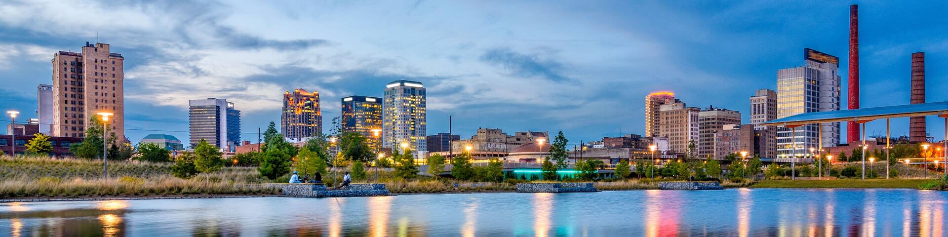 Birmingham, Alabama, USA downtown city skyline.