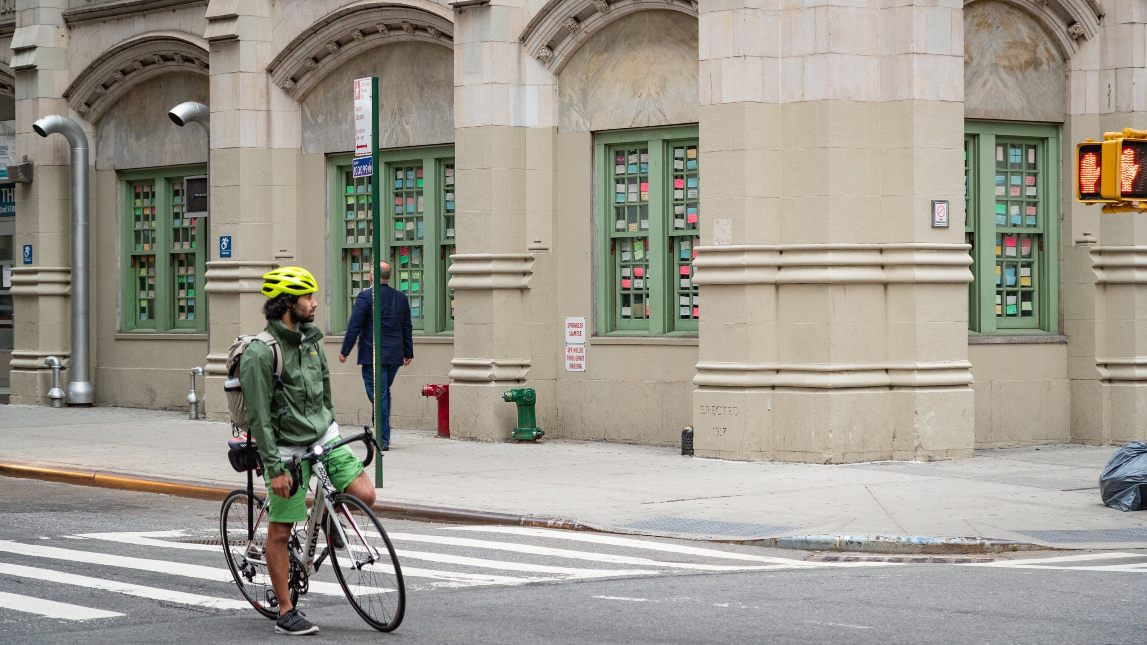 Gramercy which includes road cycling and street scenes as well as an individual male