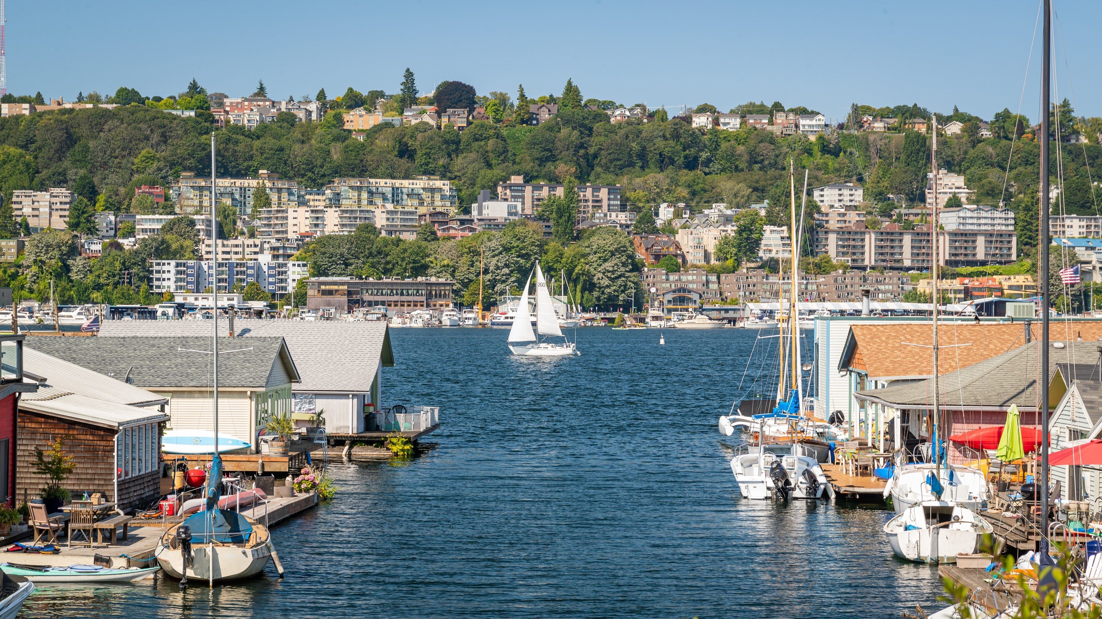 Eastlake which includes a bay or harbor