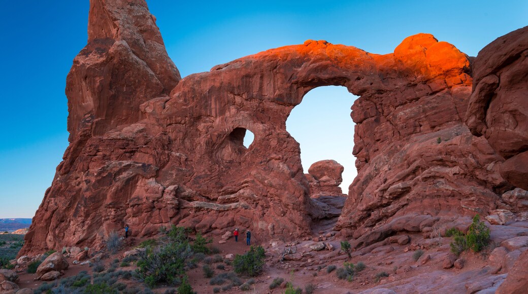 North and South Window, Arches National Park, Colorado Plateau, Utah, Grand County, Usa, America