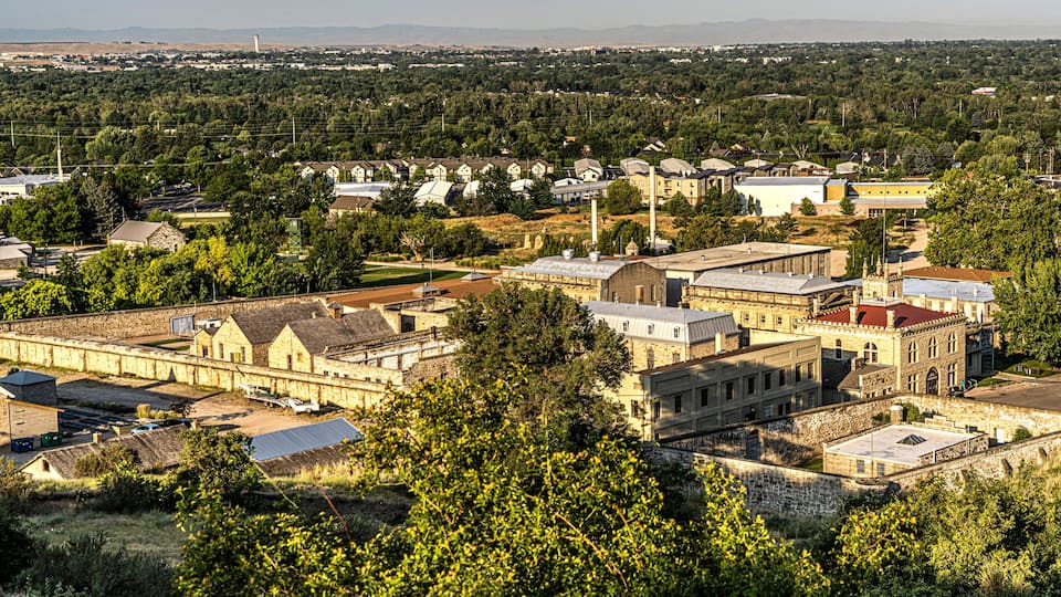 The Old Idaho Penitentiary State Historic Site was a functional prison from 1872 to 1973 in the western United States near Boise Idaho.